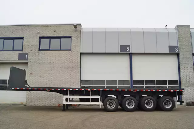 CIMC 40 Container 4-Axle Flatbed Trailer with Twistlock