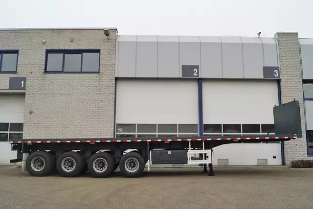 CIMC 40 Container 4-Axle Flatbed Trailer with Twistlock