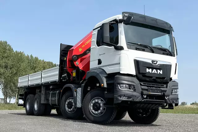 MAN TGS 41.440 BB CH 8x8 Camion grue